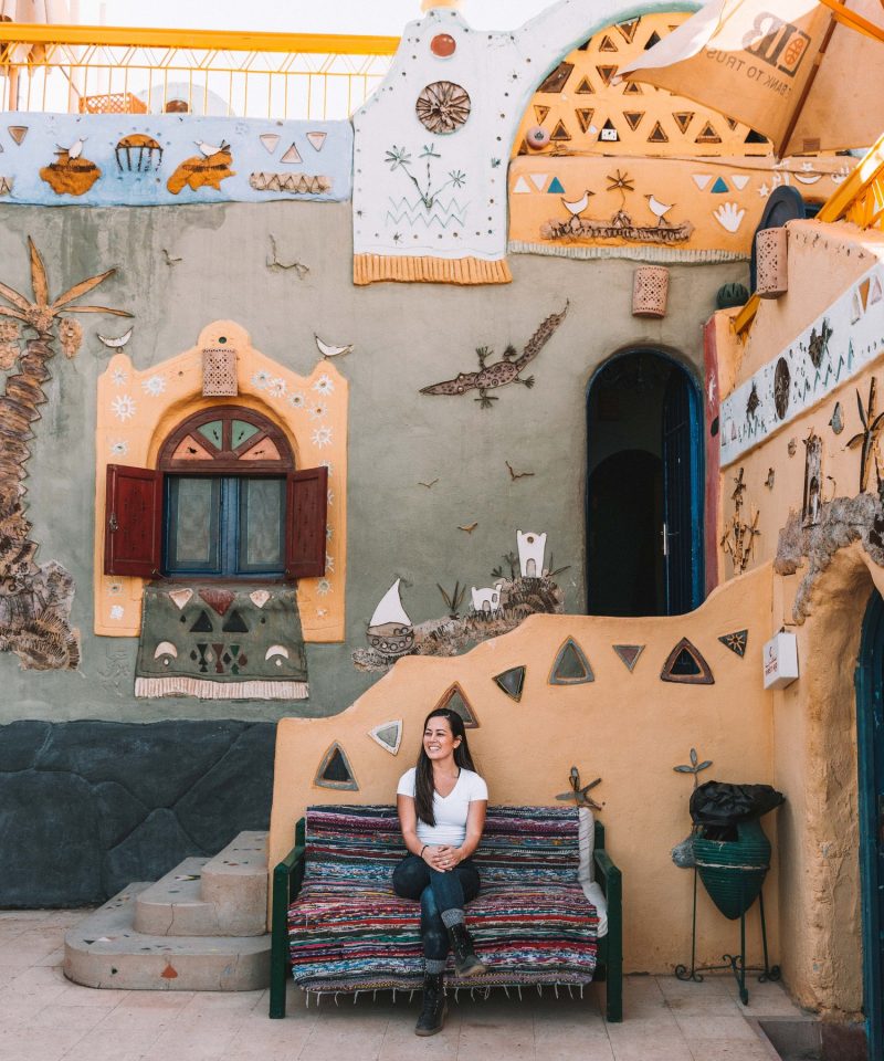 NUBIAN VILLAGE BY BOAT